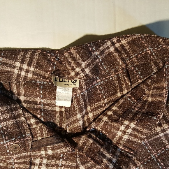 Luly Plaid pants size M - Picture 4 of 4